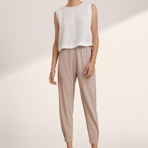 Aritzia Blush Babaton Dexter pant